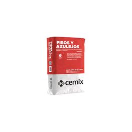Adhesivo Cemix Pisos y Azulejos Gris 20kg