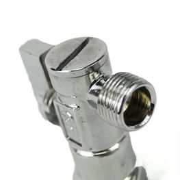 Contrallave BrassCraft Cromo Pared Rosca 1/2 x 3/8 para Lavabo