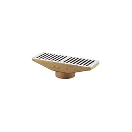 Desagüe Helvex Cromo con Rejilla Rectangular 230 mm