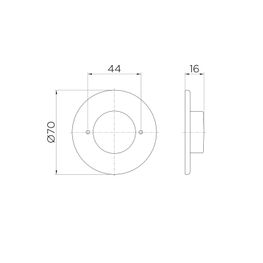Grifo Institucional Pressmatic Cromo Tapa Antivandálica Mingitorio 3/4"