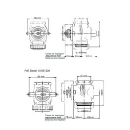Válvula Descarga Inodoro 1 1/4" Docol Institucional