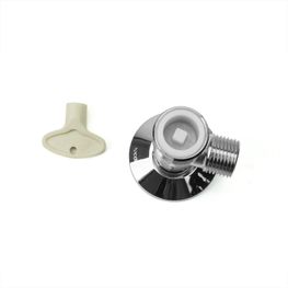 Contrallave Docol Cromo Pared Rosca 1/2 x 1/2