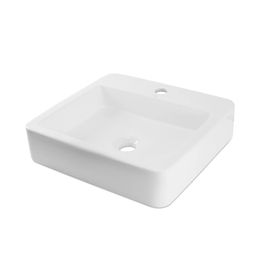 Lavamanos Cuatro Blanco Bowl Cuadrado 450x420 mm