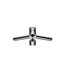 Grifo Dyson Wash+Dry Acero Inox Caño Bajo con Secador