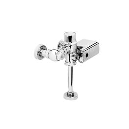 Fluxómetro Helvex Cromo para Mingitorio de Sensor 0.5 Lts a Baterías