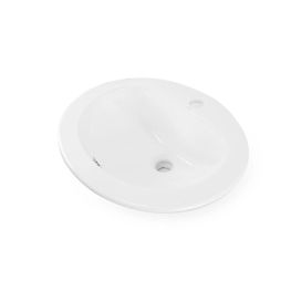 Lavamanos Olimpia Blanco Empotrar Redondo 520x460 mm