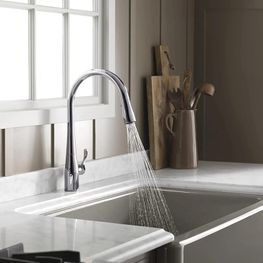 Mezcladora Cocina Simplice Cromo Monomando Cuello Ganso Pull Out