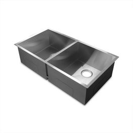 Lavatrastos Astoria 2 Fosas Submontar 94x50.8x22.5cm Incluye Sifón y Contracanasta