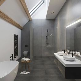 Petra Grafito Gris Oscuro Mate 60x60