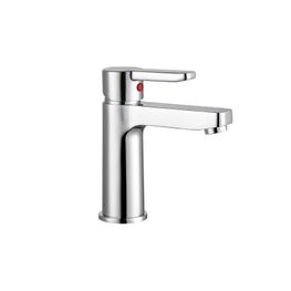 Mezcladora Lavamanos Trento Cromo Monomando Caño Bajo Sin Desagüe