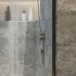 Mezcladora Ducha Trento Cromo Monomando Empotrada Con Diverter