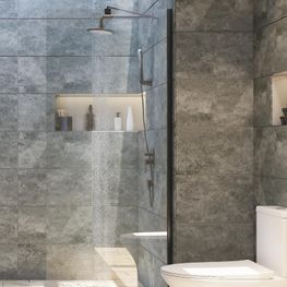 Mezcladora Ducha Trento Cromo Teleducha Con Soporte, Manguera y Teléfono