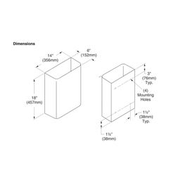 Basurero Institucional Bradley Acero Inox 25 L Sin Tapadera