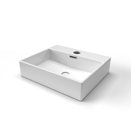 Lavamanos New York Blanco Bowl Rectangular 500x420 mm