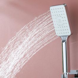 Teleducha Kubika Cromo con Barra y Manguera