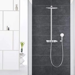 Sistema Ducha SmartControl Duo Cromo Termostático Con Barra, Teleducha y Cabeza
