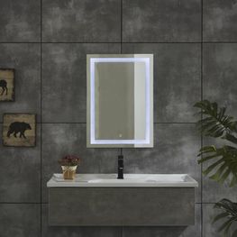 Espejo Rectangular Primavera LED Bluetooth 60x80 cm