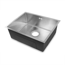 Lavatrastos Astoria Submontar 54x44x20cm Con Rebalse, Sifón y Contracanasta