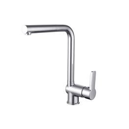 Mezcladora Cocina Trento Cromo Monomando Cuello L Pull Out