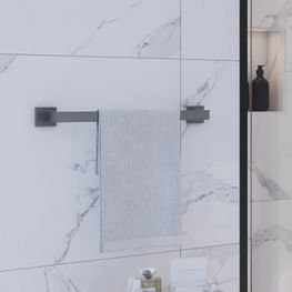 Toallero de Barra 600 mm Kubika Gun Grey PVD