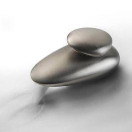 Mezcladora Lavamanos Equilibrio Acero Inox Monomando Caño Bajo