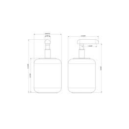 Jabonera de Pie Goccia Cobre Tradicional para Jabón Líquido