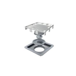 Desagüe Perimetral Square Cromo Cuadrado 150x150mm Para Inserto
