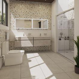 Inodoro Zen Blanco One Piece Elongado Cierre Lento Doble Push 4-6L