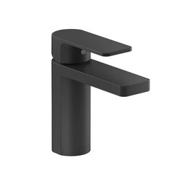 Mezcladora Monomando Lavamanos Caño Bajo Parallel Negro con Desagüe