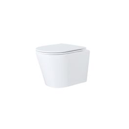 Inodoro Eclipse Suspendido Blanco con Asiento Cierre Lento