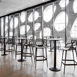 Taburete Masters H.65 Negro