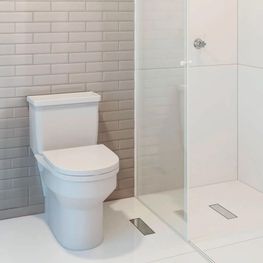 Desagüe Perimetral Rectangular Novii Cromo 250 mm