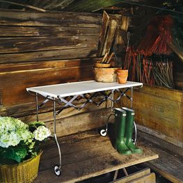 Carrito Gastone Blanco Mate