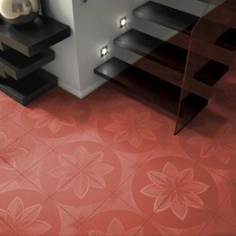 Venezuela Rojo Semi Brillante 33x33