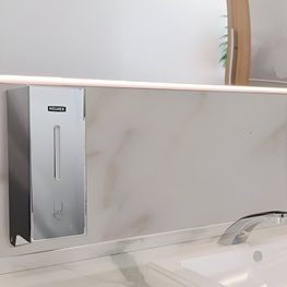 Dispensador Jabón Líquido Helvex Sensor Cromo