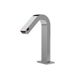 Grifo Institucional Fusion Cromo Sensor Batería con Dispensador Jabón 1.5L