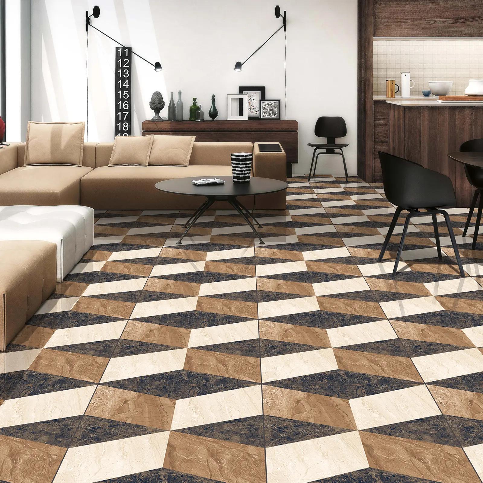 Trapezi Decorado Pulido 60x60 Klipen - Ferco Cerámica GT