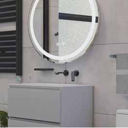 Mezcladora Lavamanos Urban Negro Mate Monomando Pared Sin Desagüe