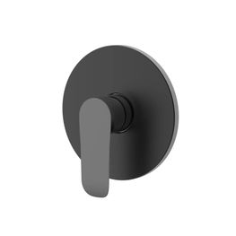 Mezcladora Ducha Urban Negro Mate Monomando Empotrada Sin Diverter