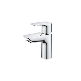 Grifo Lavabo BauEdge New Cromo Monomando Caño Bajo Sin Desagüe