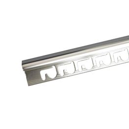 Perfil Aluminio Projolly Cromo 12.5 mm 2.7 m.l.