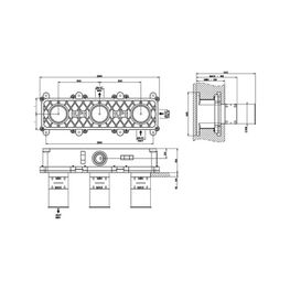 Válvula Anello Mezcladora Dos Vías con Teléfono
