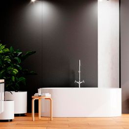 Panel Decorativo Rocko Negro 4mm x 1.23 x 2.80 m