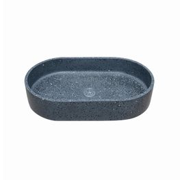 Lavamanos Adana Terrazzo Azul Ovalado 600x350 mm