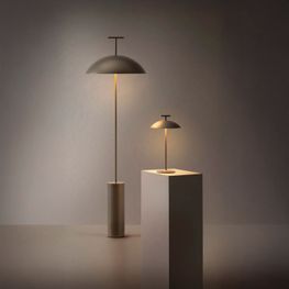 Mini Lámpara de Mesa Geen-A Bronce Alimentación Directa