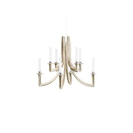 Lámpara Colgante Khan Champagne Pulido