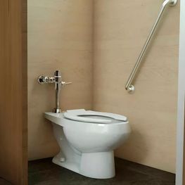 Inodoro Helvex Combo Institucional NAO17 ADA Asiento Antibac 3.5L