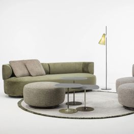 Pouf K-Wait Verde Tejido Texture