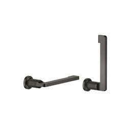 Portapapel Inciso Negro Cepillado PVD Horizontal/Vertical