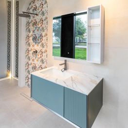 Mueble Baño Broadway 100x55x41cm Con Top